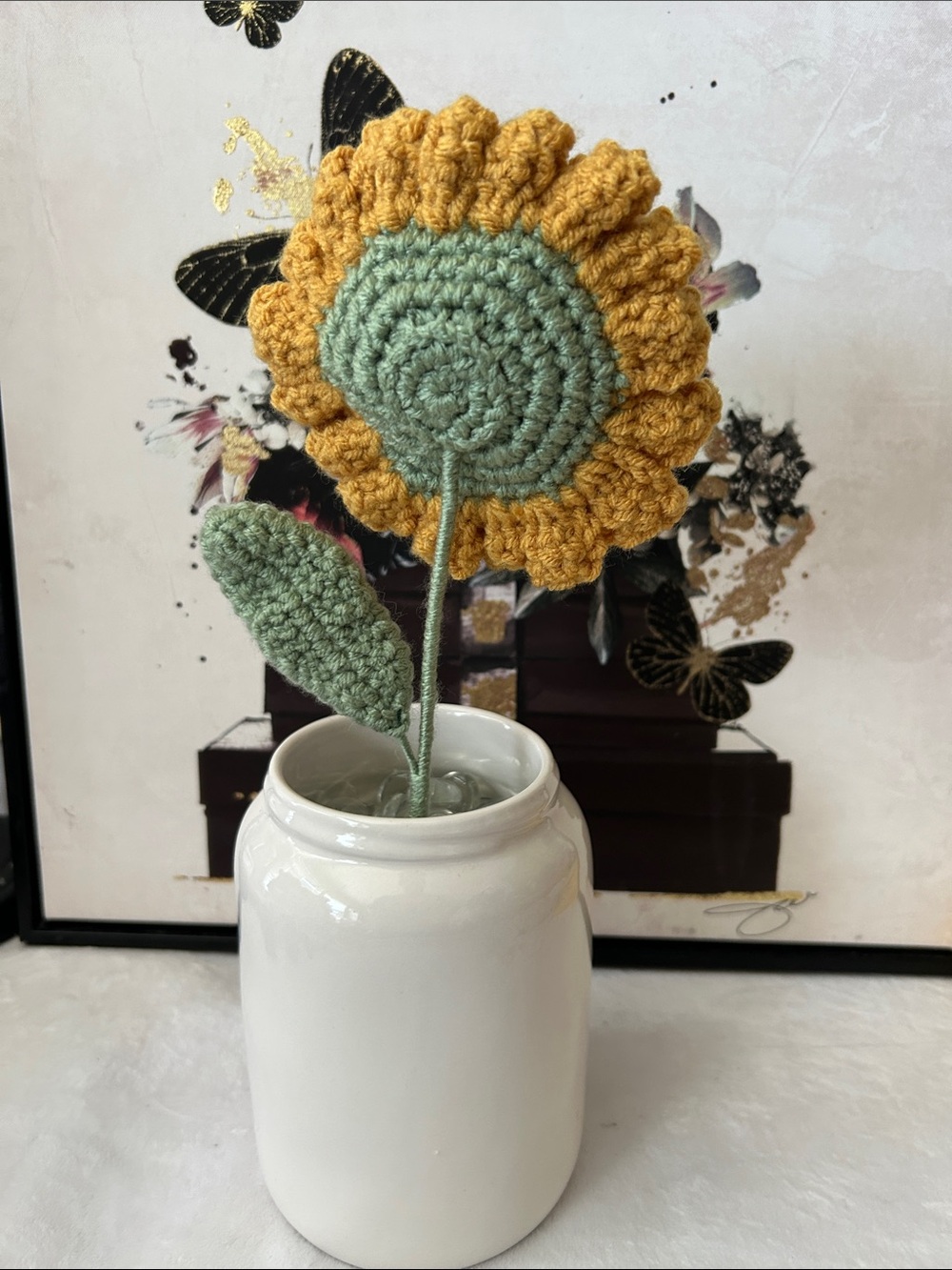 Sunflower -Handcrafted Crochet - Picture 2 of 3